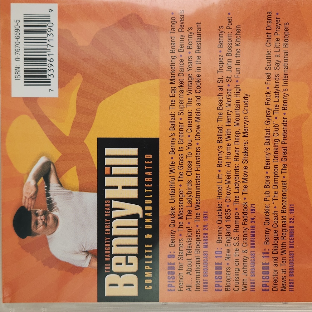 BENNY HILL The Naughty Early Years Complete and Unadulterated 3 DVD set - Picture 13 of 17